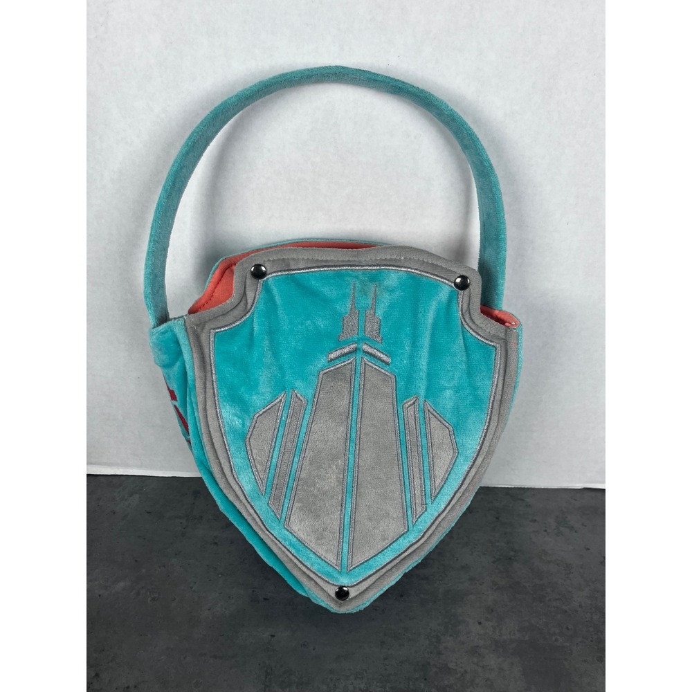 Paw Patrol The Movie‎ Liberty Plush Trick or Treat Basket Teal Blue Orange Tote